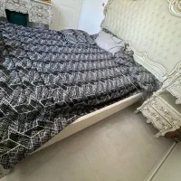 تخت خواب سلطنتی دو نفره|تخت و سرویس خواب|قائم‌شهر, |دیوار