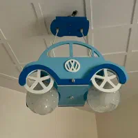 لوستر اتاق کودک طرح ماشین