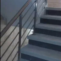 نرده پله استیل،آلمینیوم،