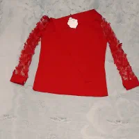 شومیز قرمز مناسب شب یلدا و مجالس