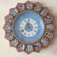 ساعت دیواری خاتم کاری