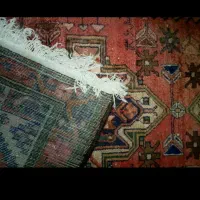 فرش دستبافت قدیمی،محکم خوش نقشنگار