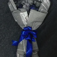 دسته گل روبانی