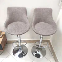 صندلی اپن پارچه مخمل جکدار در حد نو