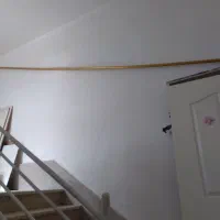 چوب پرده طلایی برا پرده های مدل پانچ