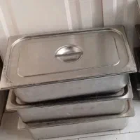 3 عدد ظرف استیل آشپزخانه بن ماری