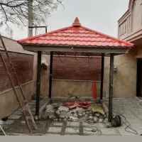 نصاب شیروانی الاچیق پیشانی سردرب ایرانیت خرپا