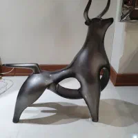 دکوری،گلدان چک،تنگ نیزه ای،کشکول کریستال برنز