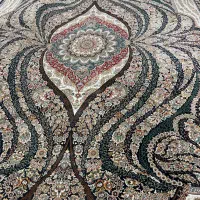 فرش ۱۲ متری سورمه ای ۱۰۰۰ شانه ۳۰۰۰ تراکم