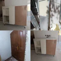 درب چوبی ورودی در المینیوم سرویس کابینت 120فلز
