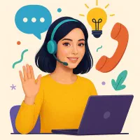 دستیار پشتیبان تلفنی خانم