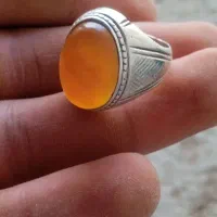 انگشتر نقره عقیق دستساز