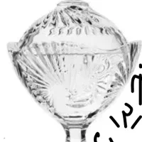 بستنی خوری و قندان پایه دار