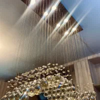 لوستر خطی کریستالی