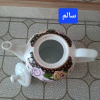 ۴ عدد قوری چینی وکتری فلز قیمت مناسب|قوری، کتری، قهوه‌ساز دستی|قزوین, |دیوار