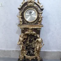 ساعت ایستاده ابنما طلایی