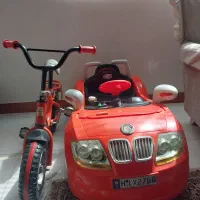 ماشین شارژی دوموتوره و دوچرخه بچه