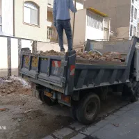 حمل نخاله،ماسه خاوری با کارگر مجرب