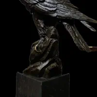 تیز بین مجسمه برنزی برنز
