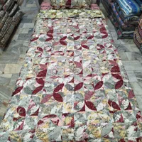 روتختی پنبه دوزی.روتختی بهاره.روتختی ۳تکه سبک|سرویس روتختی|بیرجند, |دیوار