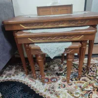 مبل هفت نفره و به همراه جلومبلی و سه تا عسلی|مبلمان خانگی و میز عسلی|تهران, شهرک شریعتی|دیوار