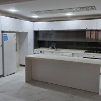کابینت هایگلاس دو پله ترک با صفحه کریین و جزیره|مصالح و تجهیزات ساختمان|اصفهان, سپاهان‌شهر|دیوار