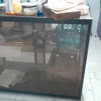 دوعدد بوفه آلمینیومی|بوفه، ویترین، کنسول|بازرگان, |دیوار