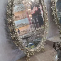 آینه شمعدان برنزی