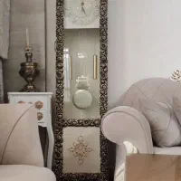 ساعت ایستاده چوبی سالم وبدون هیچ مشکلی