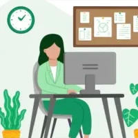 خانوم منشی نیمه وقت با شرایط عالی