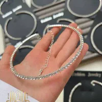 طوق نگین دار و دستبند تنیسی|حراج|قم, شهدا|دیوار