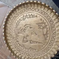 سینی قلم کاری شده برنجی