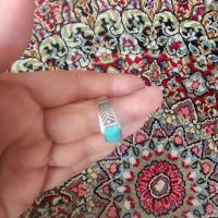 یک انگشتر مردانه فیروزه و یک انگشتر زنانه نقره|جواهرات|کرمان, |دیوار