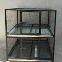 فروش قفس دو طبقه|لوازم جانبی حیوانات|خوی, |دیوار
