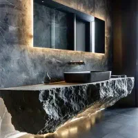 صخره طبیعی با گیاه ، مه و شبنم یا باران|خدمات پیشه و مهارت|تهران, شهرک شهید باقری|دیوار