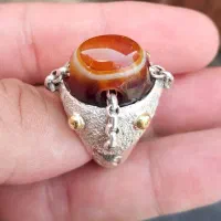 انگشتر نقره دست ساز باباقوری زنجیری|بدلیجات|تهران, نیروی هوایی (پیروزی)|دیوار