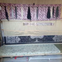 فروش قالی تمام ابریشم نیمه کاره 2.5. 3.5|فرش|مراغه, |دیوار