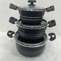 قابلمه گرانیتی ۳تیکه|ظروف پخت‌وپز|سنندج, |دیوار