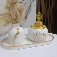گلدان وبخور سوز سفید