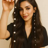 ریسه ی مرواریدی برای تزیین مو|زیورآلات و اکسسوری|فولادشهر, B5|دیوار