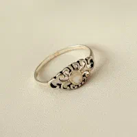 انگشتر نقره نگینی مدل سفید|بدلیجات|شیراز, دروازه قران|دیوار