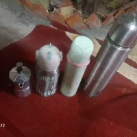 قهوه ساز و سه عدد قمقمه مدرسه