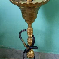 قلیون تنه برنجی قهوه خونه ای