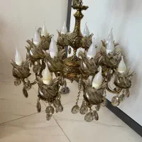 لوستر برنجی|لوستر و چراغ آویز|تبریز, |دیوار