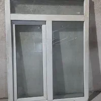 پنجره دو حالته UPVC .کارکرده سالم