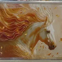 تابلو طرح اسب