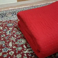 لحاف کرسی نو و بزرگ دوخت قدیم.|رختخواب، بالش، پتو|مبارکه, |دیوار