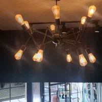 لوستر فلزی|لوستر و چراغ آویز|قزوین, |دیوار