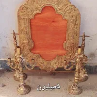 آینه شمعدان|آینه|ری, فیروزآبادی|دیوار