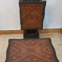 میز عسلی ۴ تایی تاشو کمجا،چوب MDF براق|مبلمان خانگی و میز عسلی|تالش, تالش|دیوار